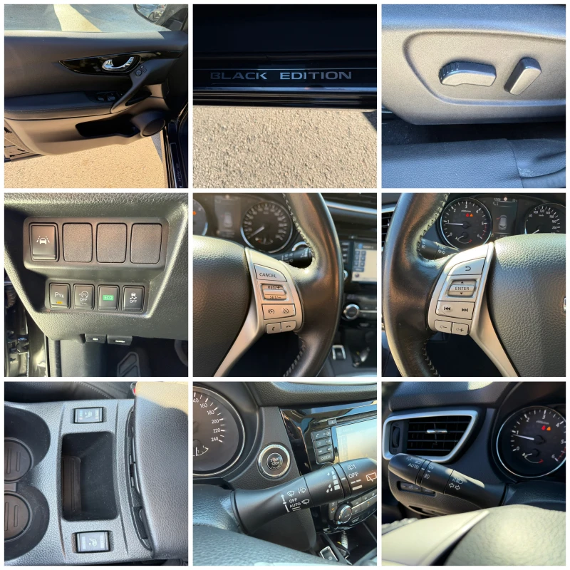 Nissan Qashqai 1.6D 130к.с Автоматик Tekna Black Edition FULL, снимка 12 - Автомобили и джипове - 52655118