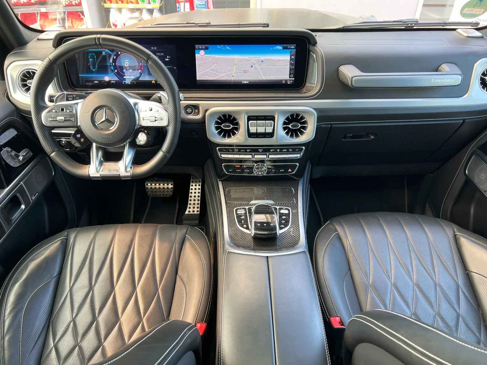 Mercedes-Benz G 63 AMG /4M/CARBON/NIGHT/MAGNO/SUPERIOR/G-MANUFAKTUR/BURM/ | Mobile.bg   13