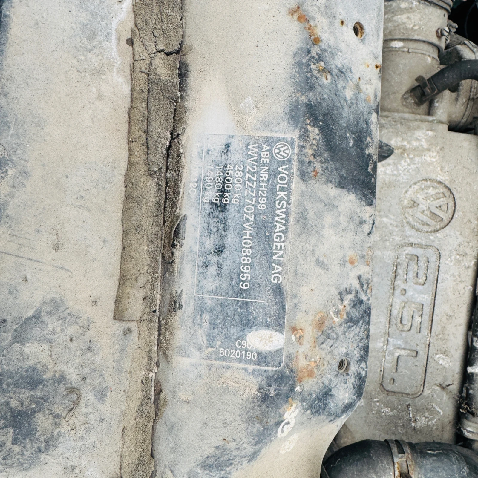 VW Transporter 2.5tdi-102кс-СИНХРО-Т4-На Части - изображение 4