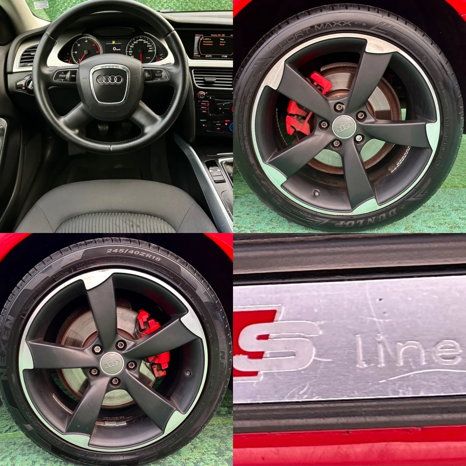 Audi A4 S-Line 2.0TDI 170ks PANORAMA , снимка 15 - Автомобили и джипове - 56687414