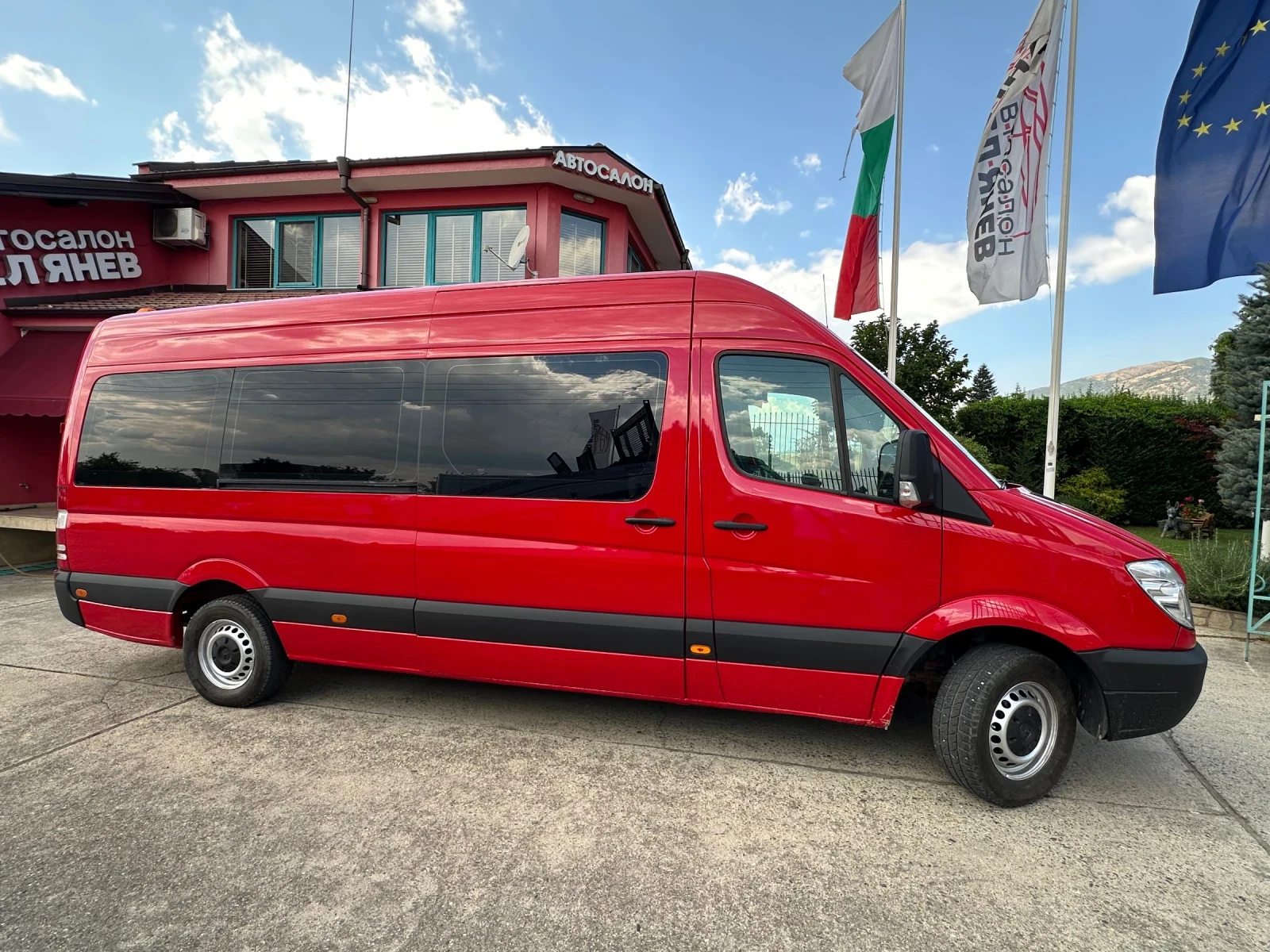 Mercedes-Benz Sprinter CDI* Климатроник* 8+ 1 места, снимка 3 - Бусове и автобуси - 55594455