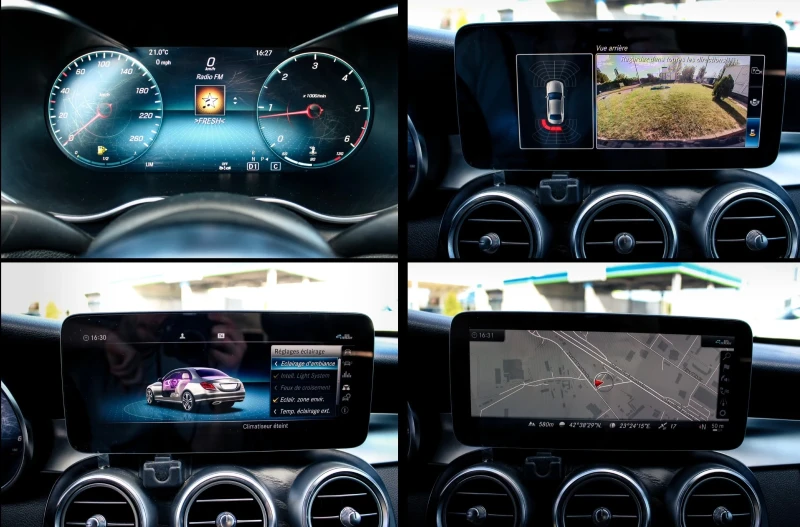 Mercedes-Benz C 220 AMG pack/Digital/Ambient/Burmester/Multibeam, снимка 14 - Автомобили и джипове - 51782749