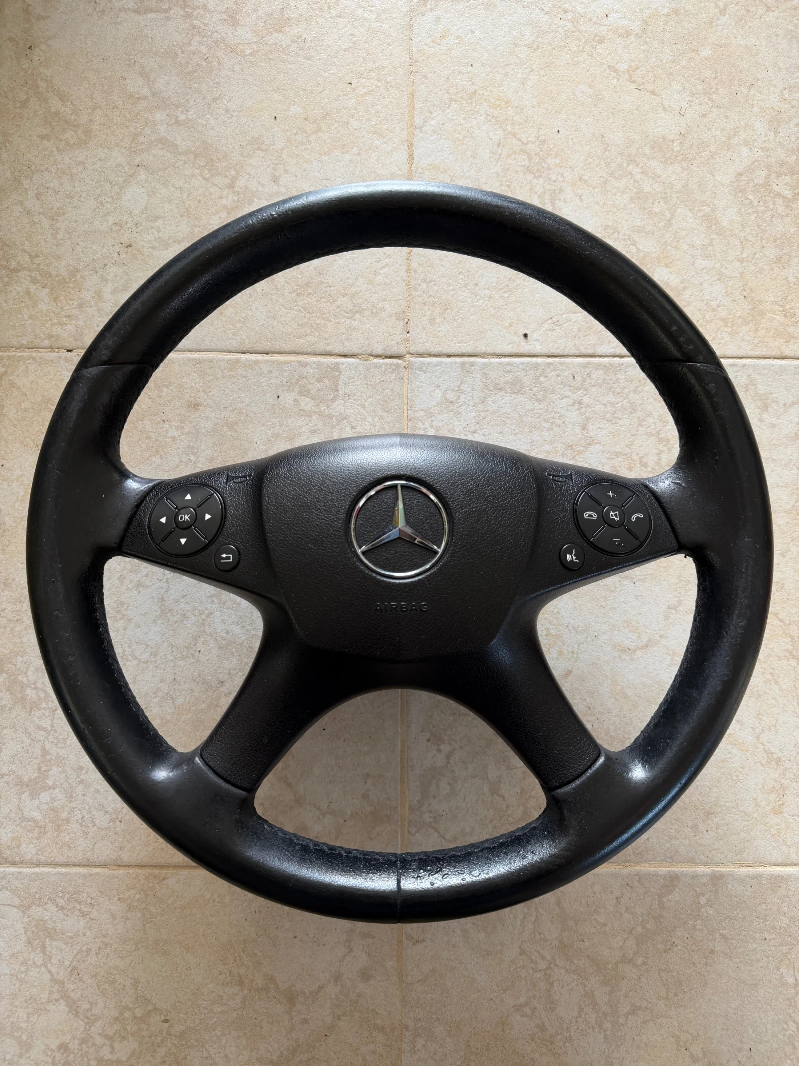 Волан и airbag за Mercedes C Class W204, снимка 2 - Части - 54808780