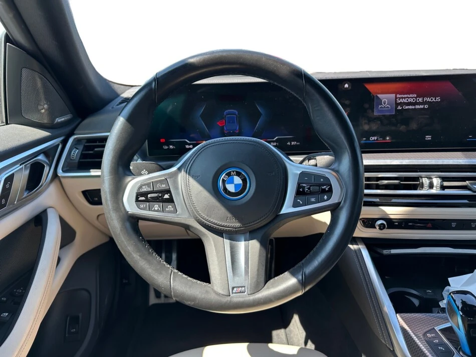 BMW i4 40e M sport Laser Hud 360 DA pro Harman Kardon, снимка 9 - Автомобили и джипове - 55193553