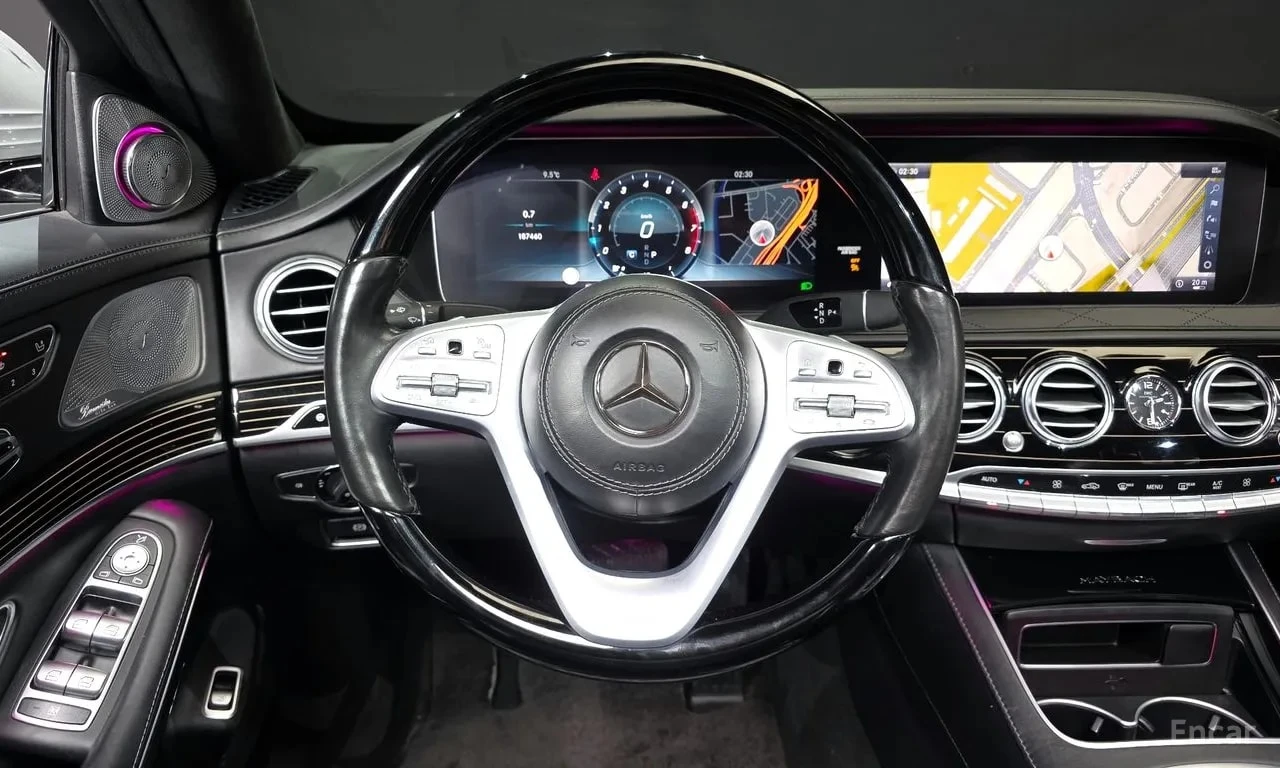 Mercedes-Benz Maybach S560 4MATIC /ОБДУХВАНЕ/ПАНОРАМА/ДИСТРОНИК/360, снимка 13 - Автомобили и джипове - 55823809