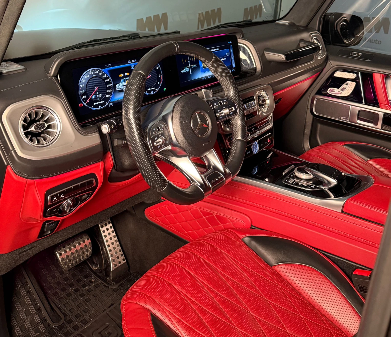 Mercedes-Benz G 63 AMG Magno* AMG Driver's* 360* Exclusive, снимка 7 - Автомобили и джипове - 53721783