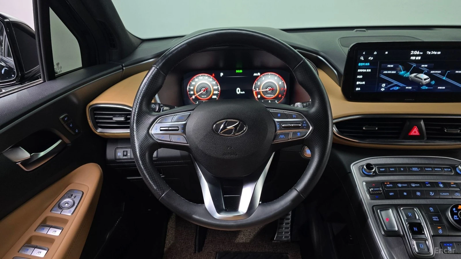 Hyundai Santa fe 2.5Т 4WD Calligraphy* КОЖА* ОБДУХВ* НАВИ* , снимка 11 - Автомобили и джипове - 55499991