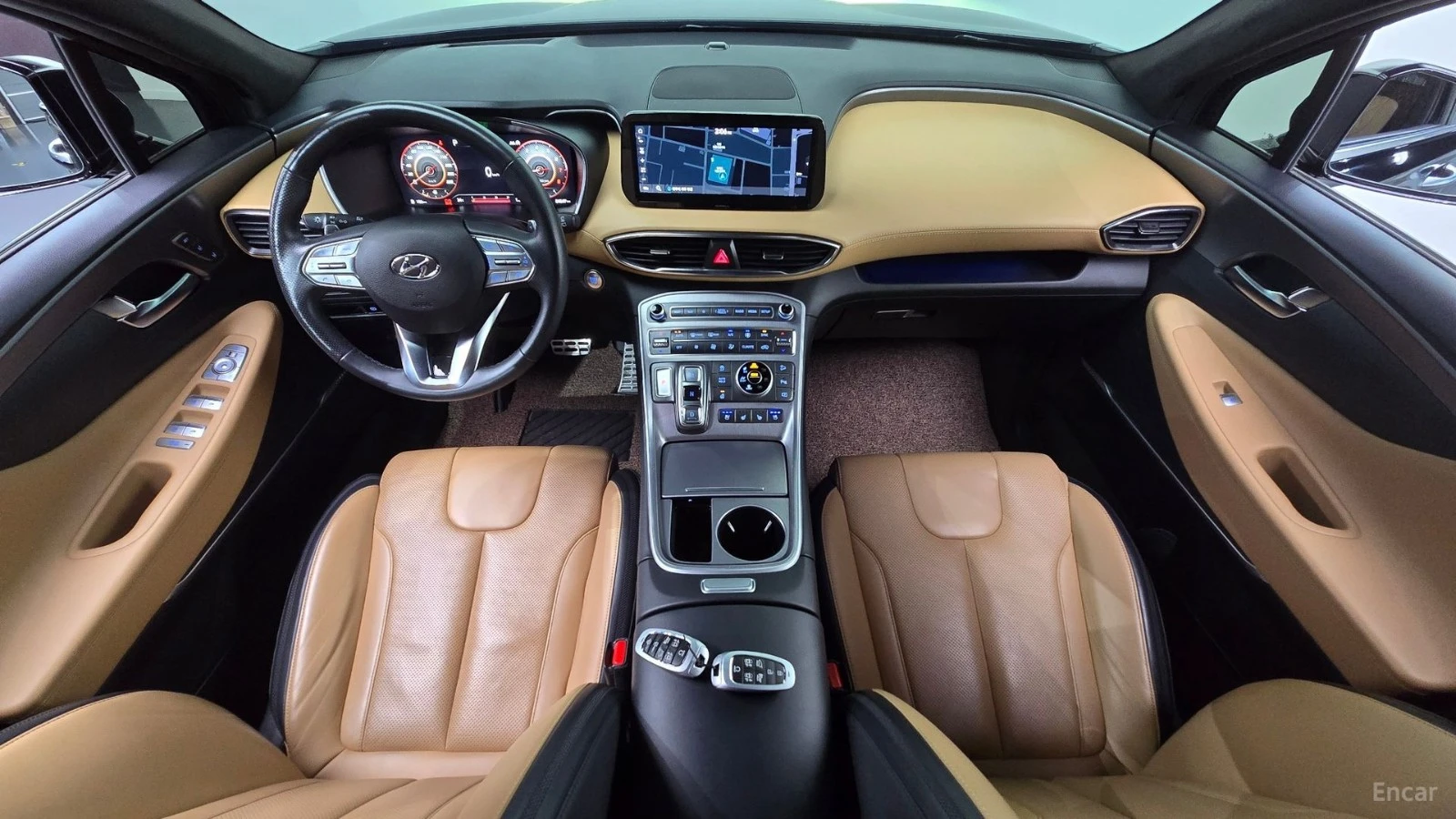 Hyundai Santa fe 2.5Т 4WD Calligraphy* КОЖА* ОБДУХВ* НАВИ* , снимка 5 - Автомобили и джипове - 55499991