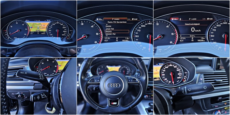 Audi A7 MATRIX* S-LINE+ * FULL LED* GERMANY* 360CAM* ПОДГР, снимка 11 - Автомобили и джипове - 45203094