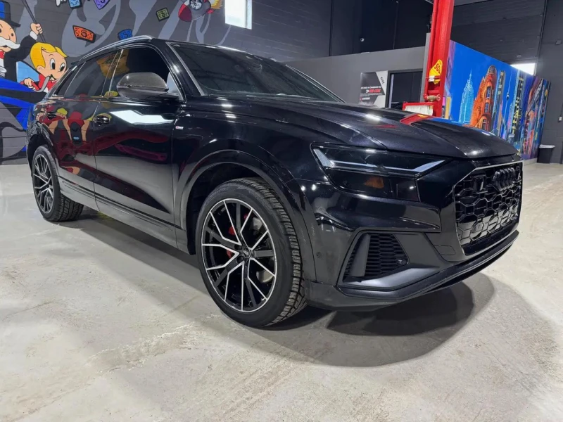 Audi Q8 Sline* BlackOptic* Distr* B&O* 360* Обдух* Пано* , снимка 4 - Автомобили и джипове - 52870770