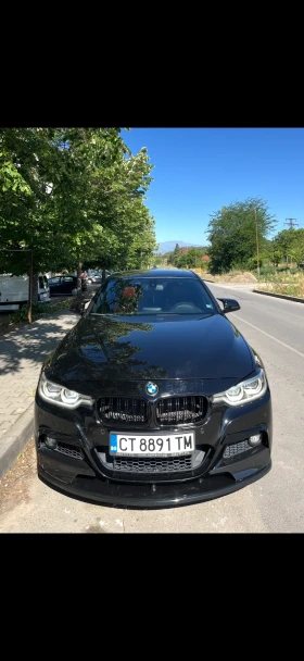 BMW 330 M performance червена кожа, снимка 1