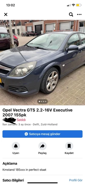 Opel Vectra GTS 2.2-16v Executive 155pk | Mobile.bg    9