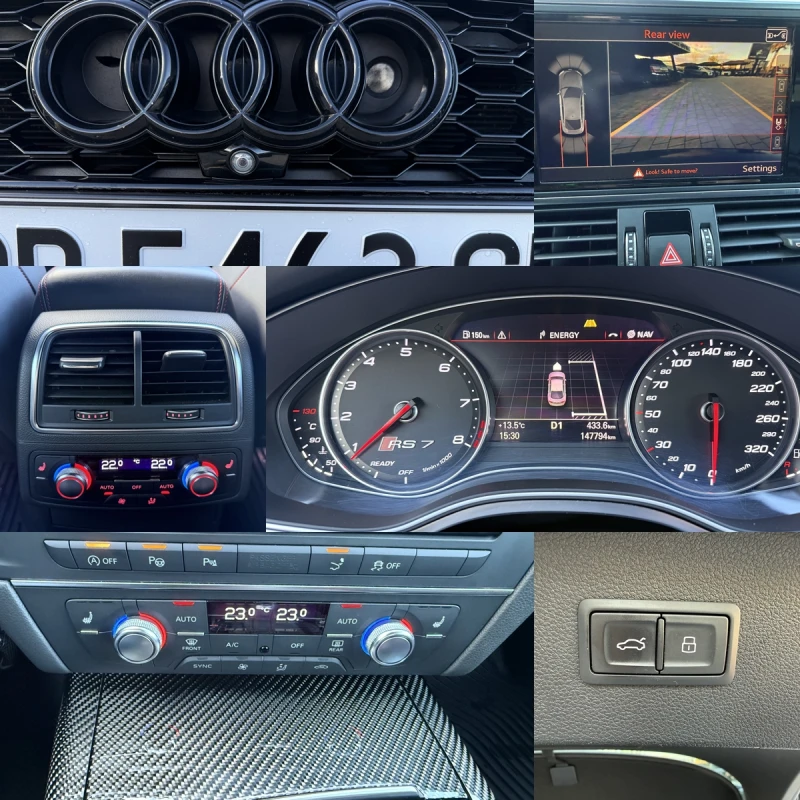 Audi Rs7 Exclusive* Ceramic* Carbon* Bang&Olufsen, снимка 17 - Автомобили и джипове - 52381543