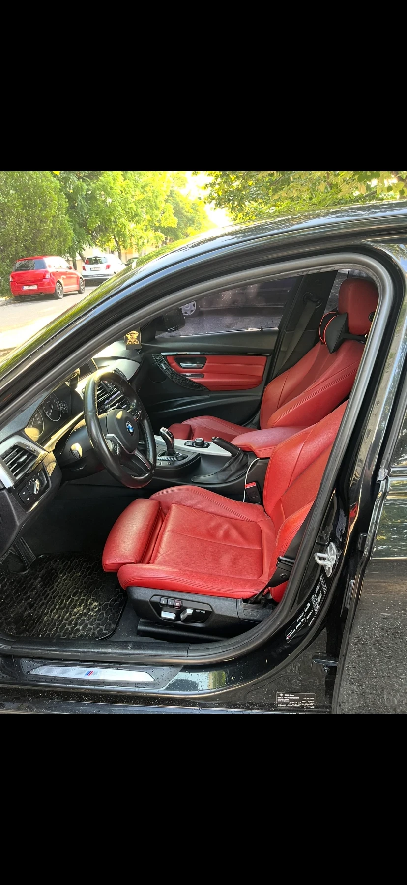 BMW 330 M performance червена кожа, снимка 4 - Автомобили и джипове - 53962904