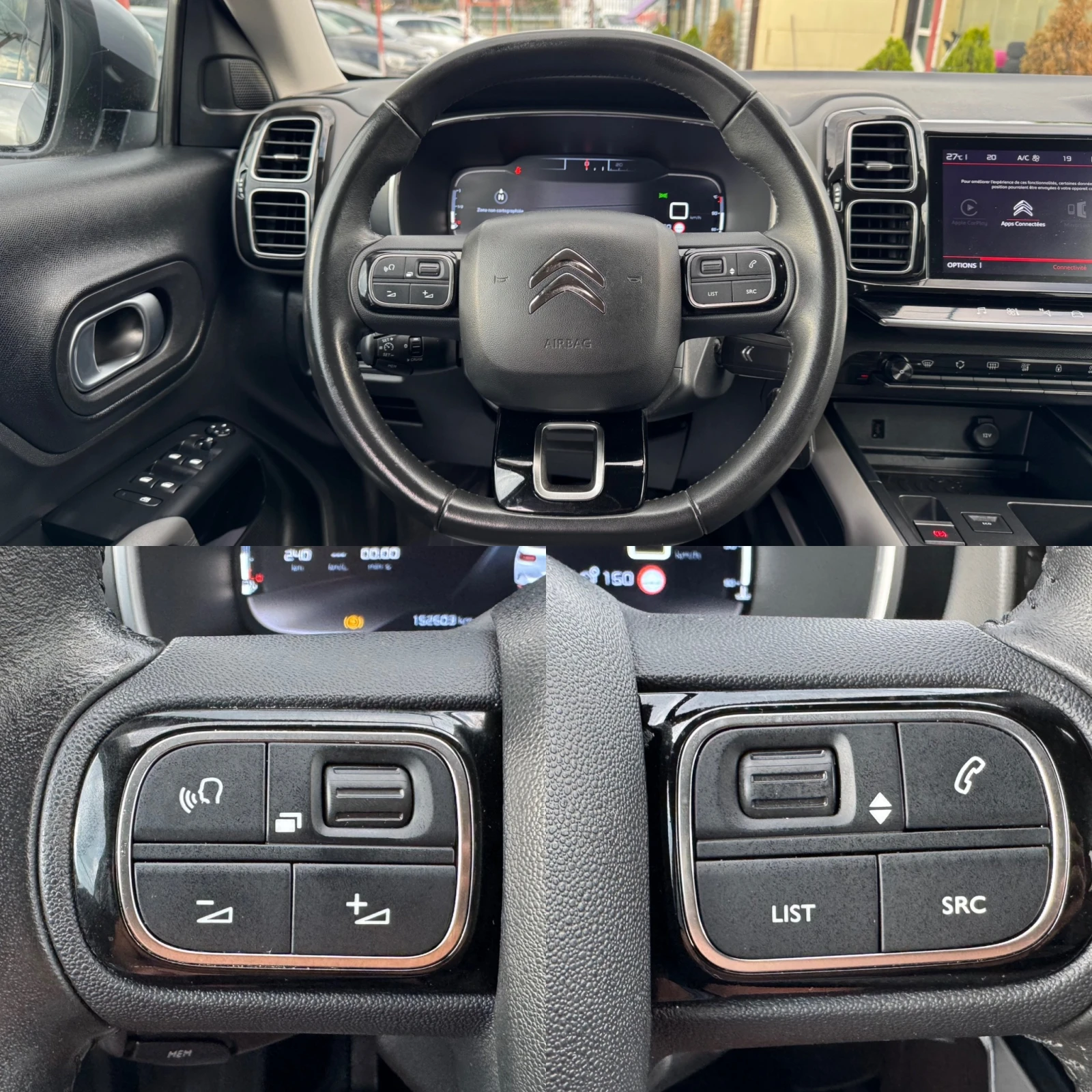 Citroen C5 Aircross C5 360 camera DISTRONIC Euro6B , снимка 8 - Автомобили и джипове - 55802444