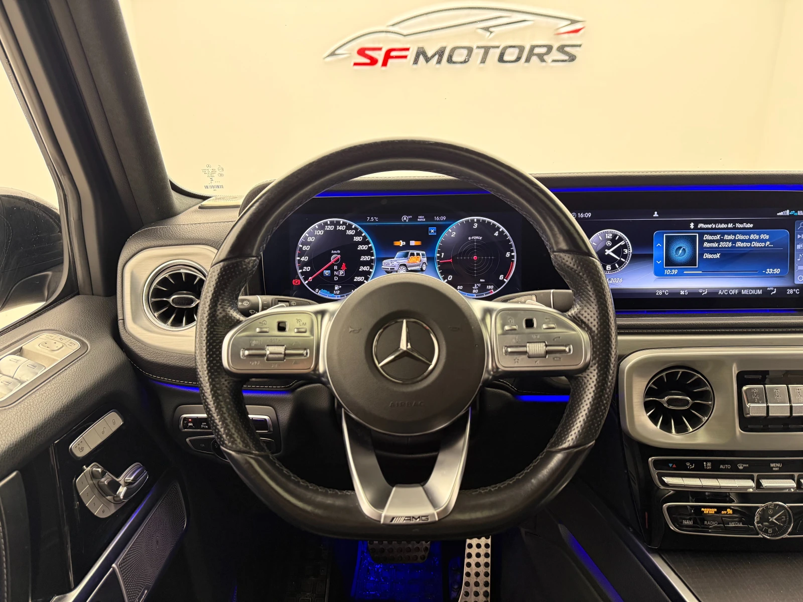 Mercedes-Benz G 400 AMG\Burmester\360\, снимка 14 - Автомобили и джипове - 56016546