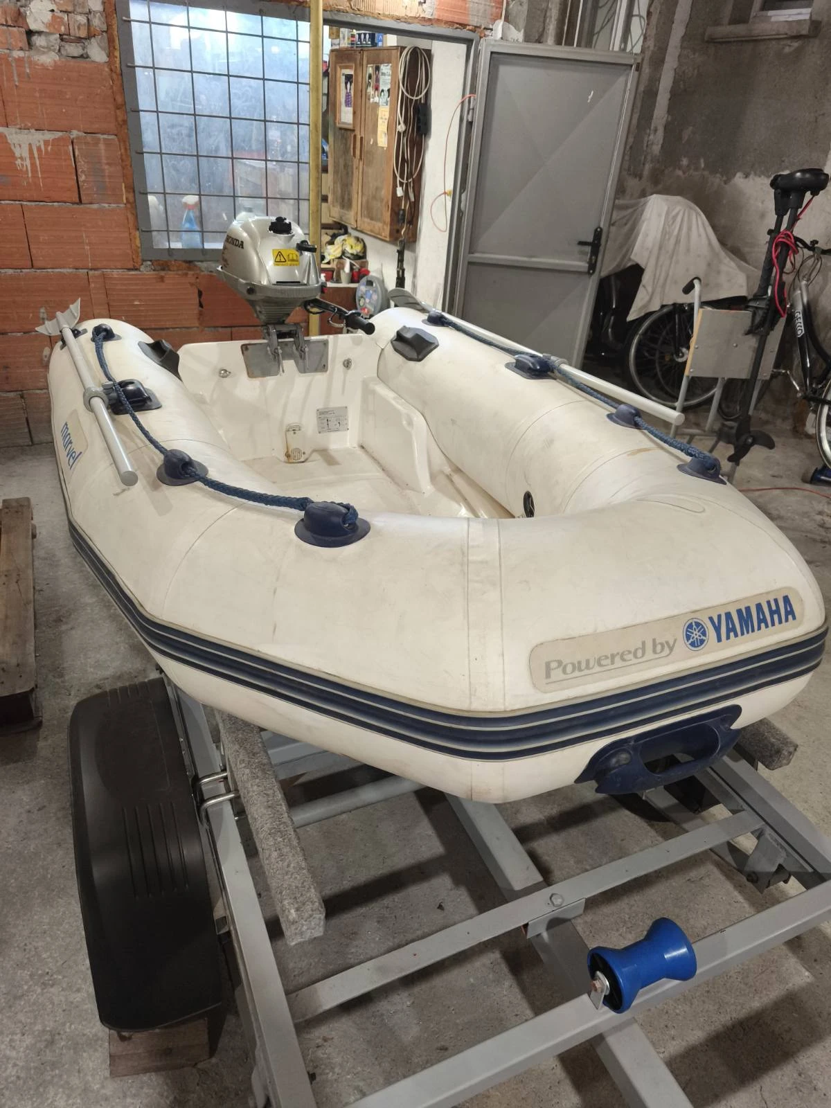 Надуваема лодка Yamaha RIB, снимка 2 - Воден транспорт - 53864106
