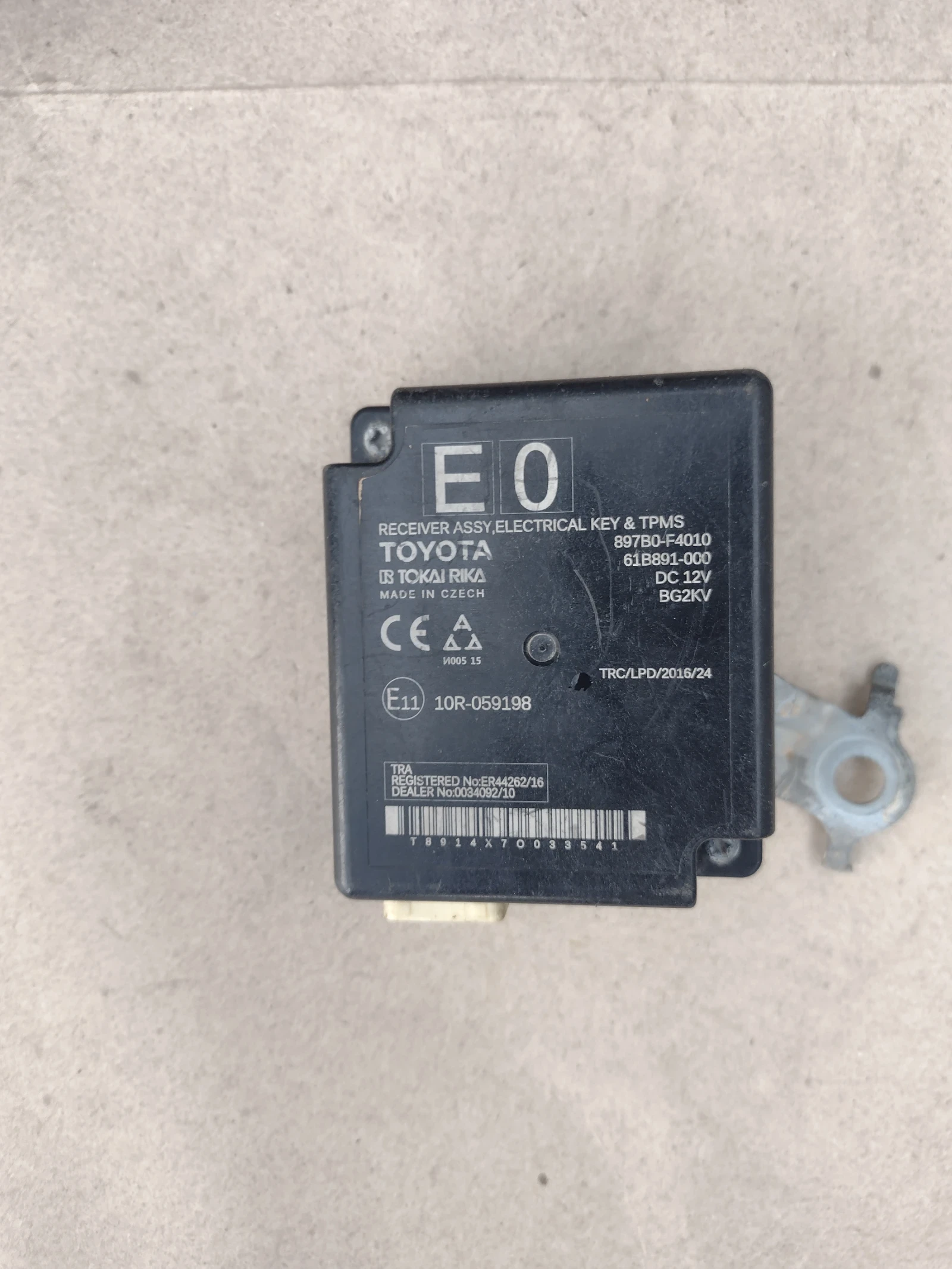 897B0-F4010 KEYLESS TPMS    TOYOTA C-HR 61B891-000   10R-059198 | Mobile.bg   1