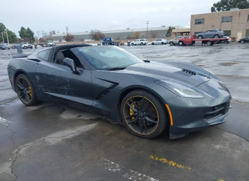 Chevrolet Corvette STINGRAY Z51 6.2* Обдух* Диг. табло* HeadUP* , снимка 2 - Автомобили и джипове - 48786195