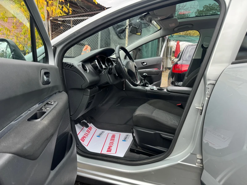 Peugeot 3008 1.6i 120HP 6 SKOROSTI 160000KM PANORAMA NOVA 2011G, снимка 9 - Автомобили и джипове - 52441701