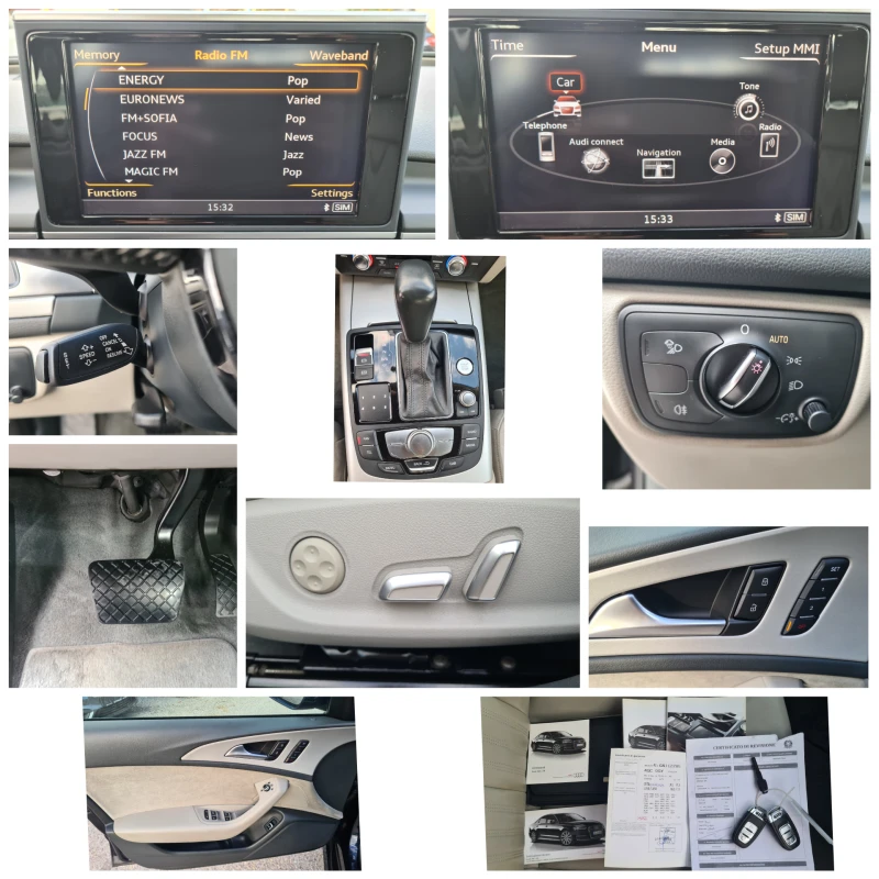 Audi A6 3.0TDI-QUATTRO-272k.c.-ЛИЗИНГ, снимка 16 - Автомобили и джипове - 52278828