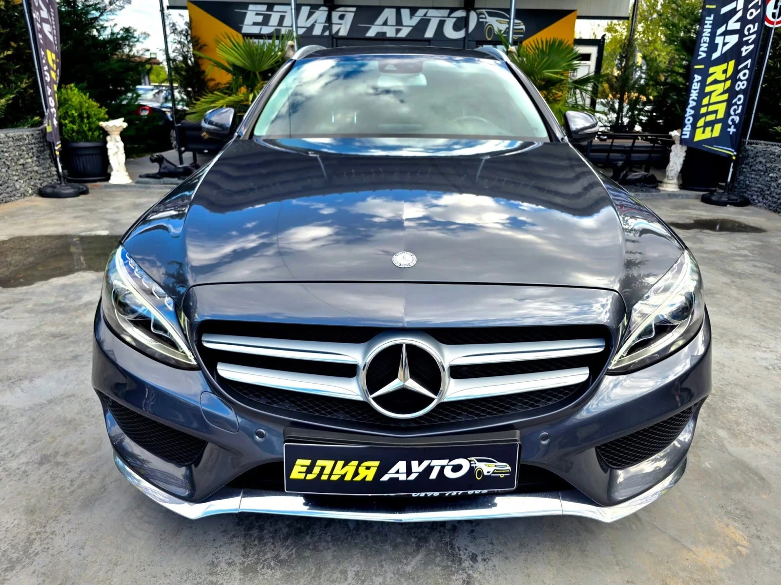 Mercedes-Benz C 220 D MEGA FULL AMG LINE  100% | Mobile.bg   3