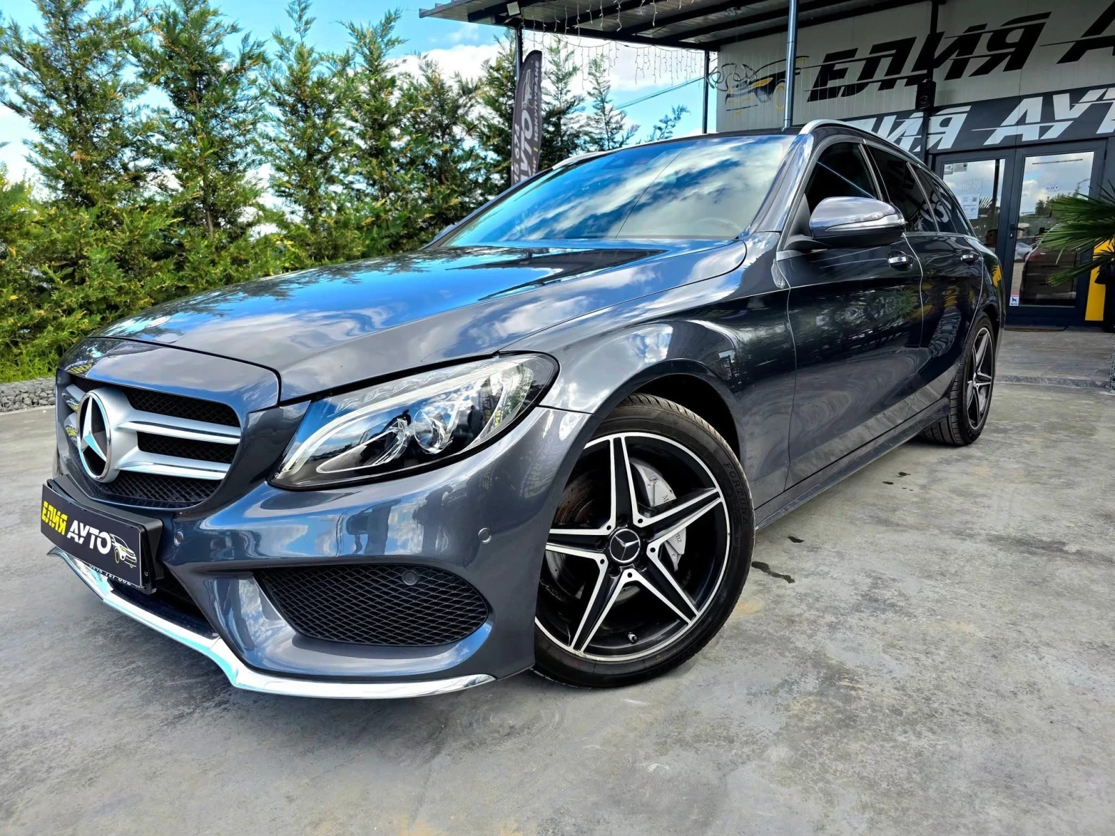 Mercedes-Benz C 220 D MEGA FULL AMG LINE  100% | Mobile.bg   1