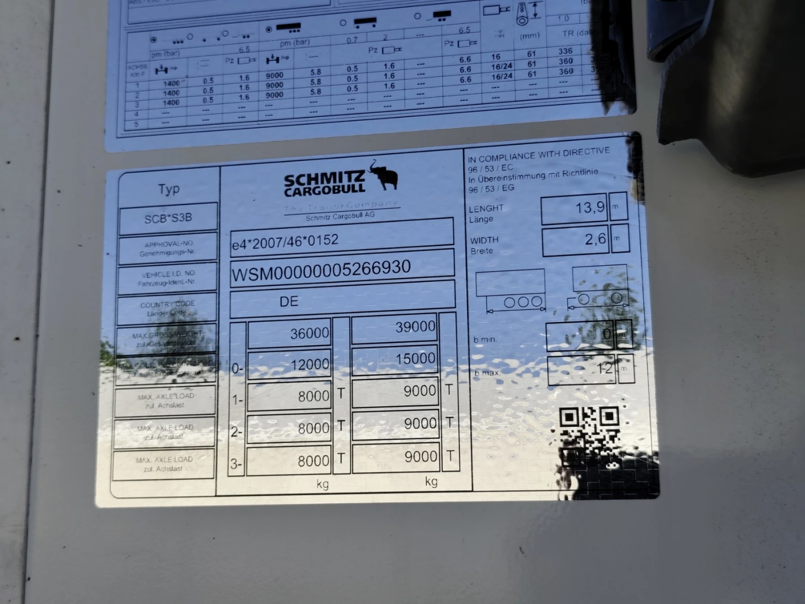 Полуремарке Schmitz SCB* S3B, снимка 12 - Ремаркета - 54694998