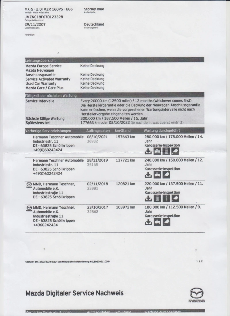 Mazda Mx-5, снимка 6 - Автомобили и джипове - 52579278