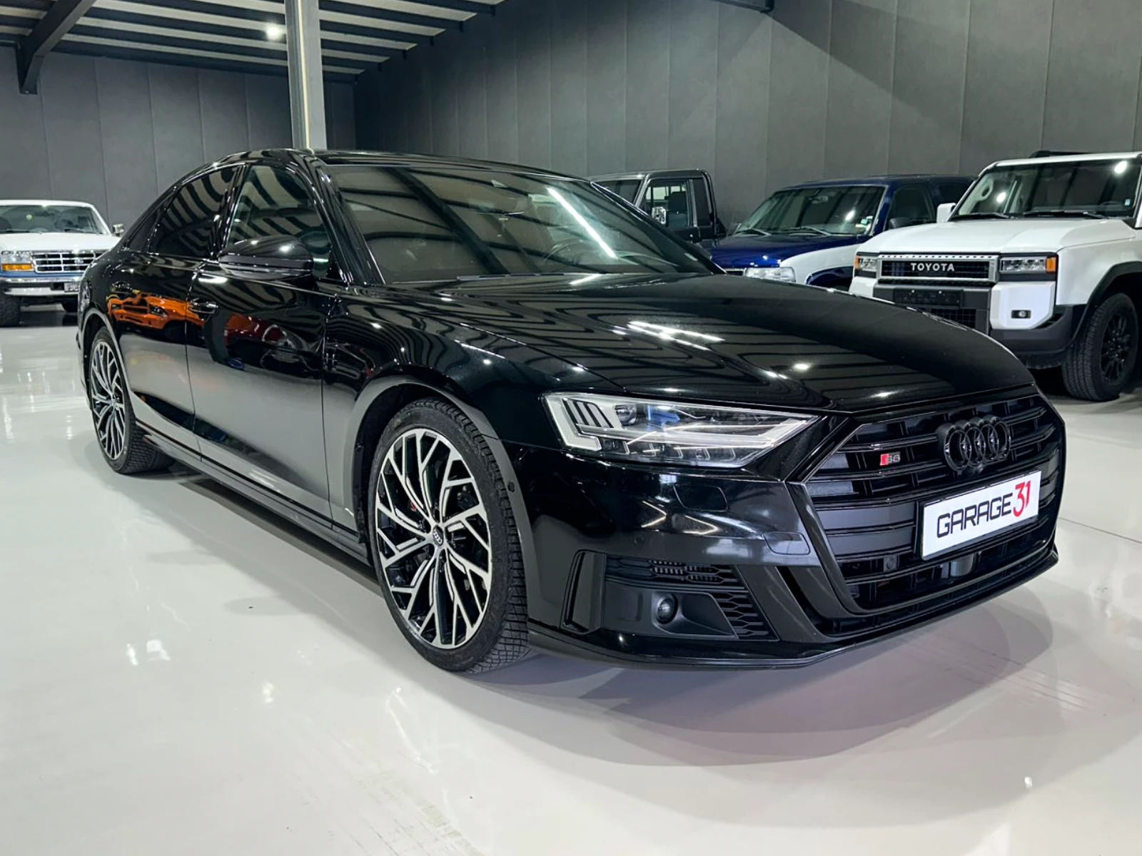 Audi S8  Twin turbocharged V8