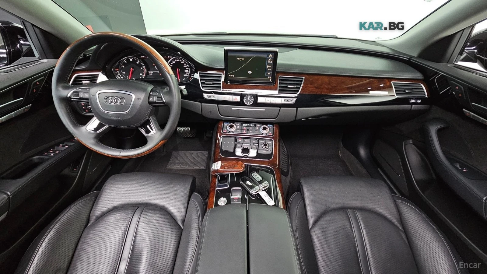 Audi A8 4.2 FSI* LWBD4* QUATRRO* PANO* ПОДГРЕВ* ОБДУХВ* НА, снимка 6 - Автомобили и джипове - 55892295
