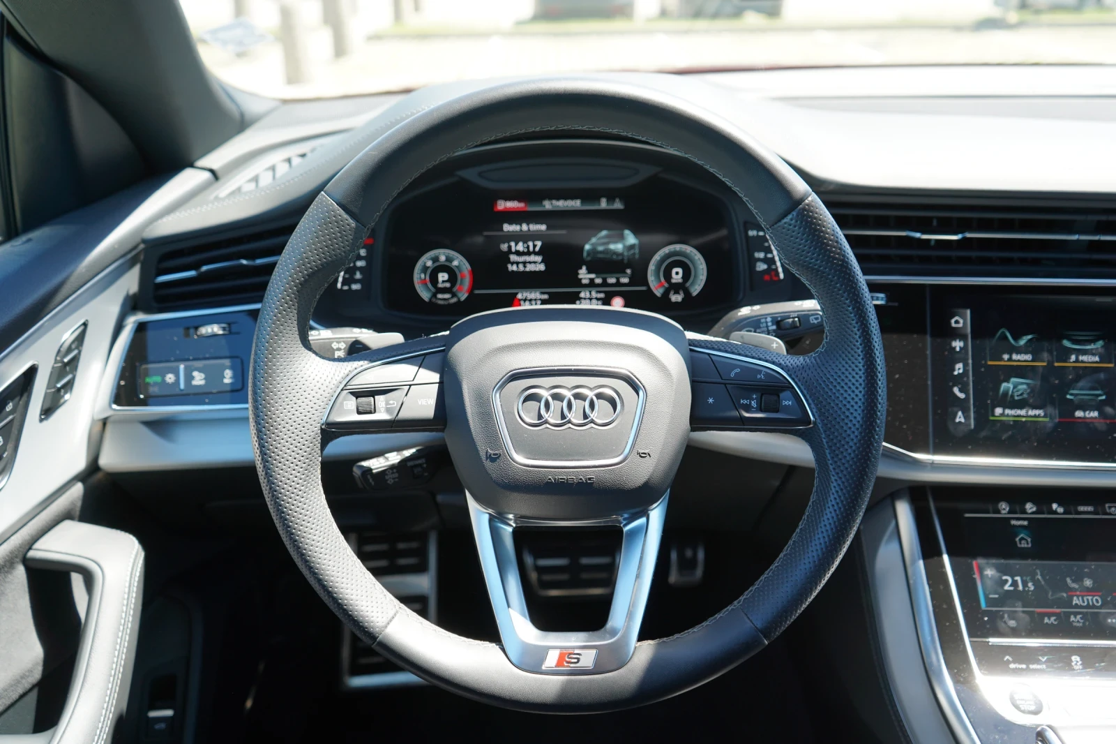 Audi Q8 50 TDI* S line* B&O* 360* Distr* Matrix* , снимка 8 - Автомобили и джипове - 54861857