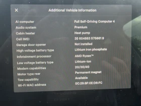 Tesla Model Y SR RWD BYD Blade Battery HW4, снимка 14