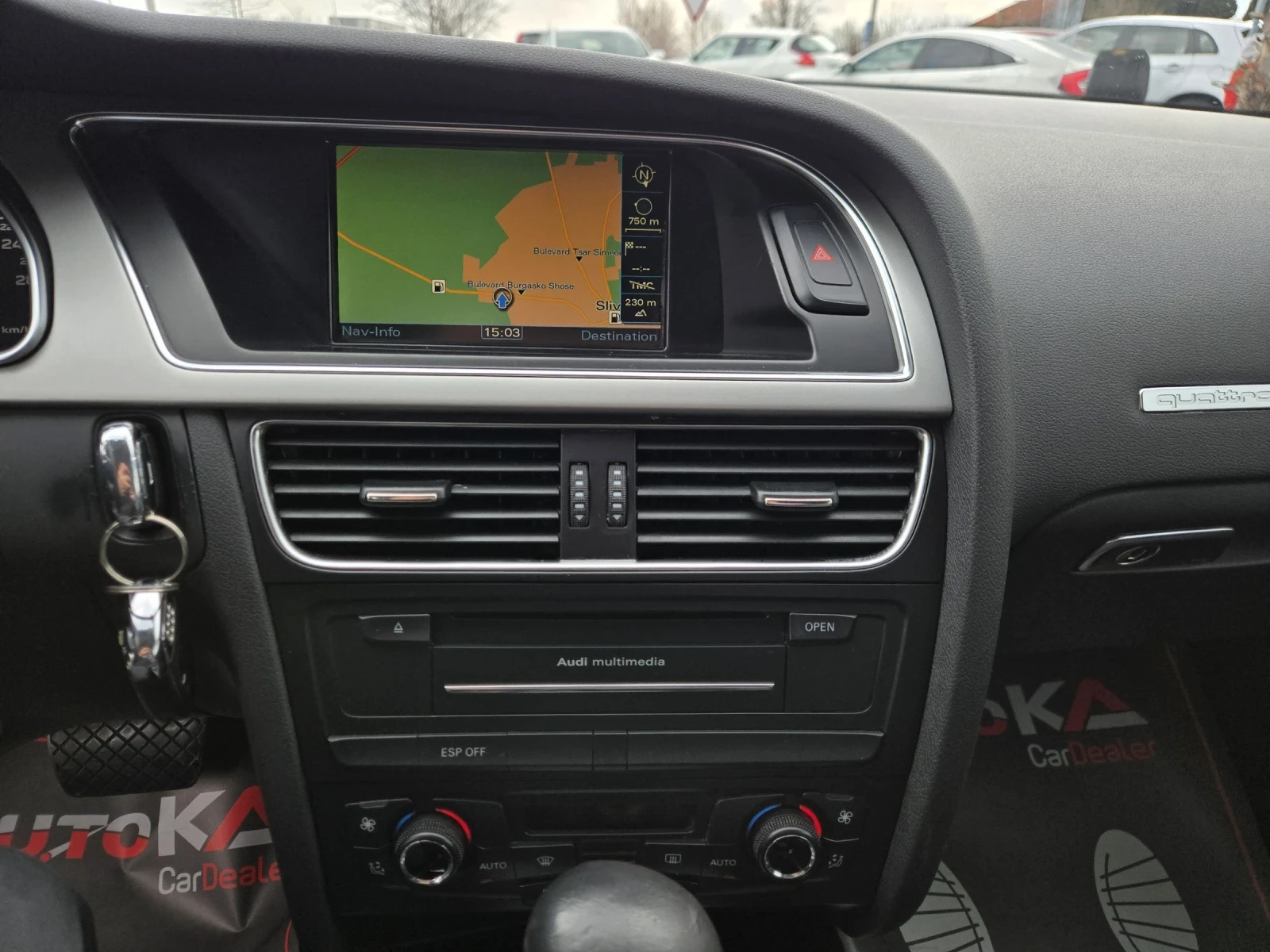 Audi A5 2.0Т-211кс= АВТОМАТ= 4Х4= 166.000км= НАВИ= КОЖА, снимка 16 - Автомобили и джипове - 53977948