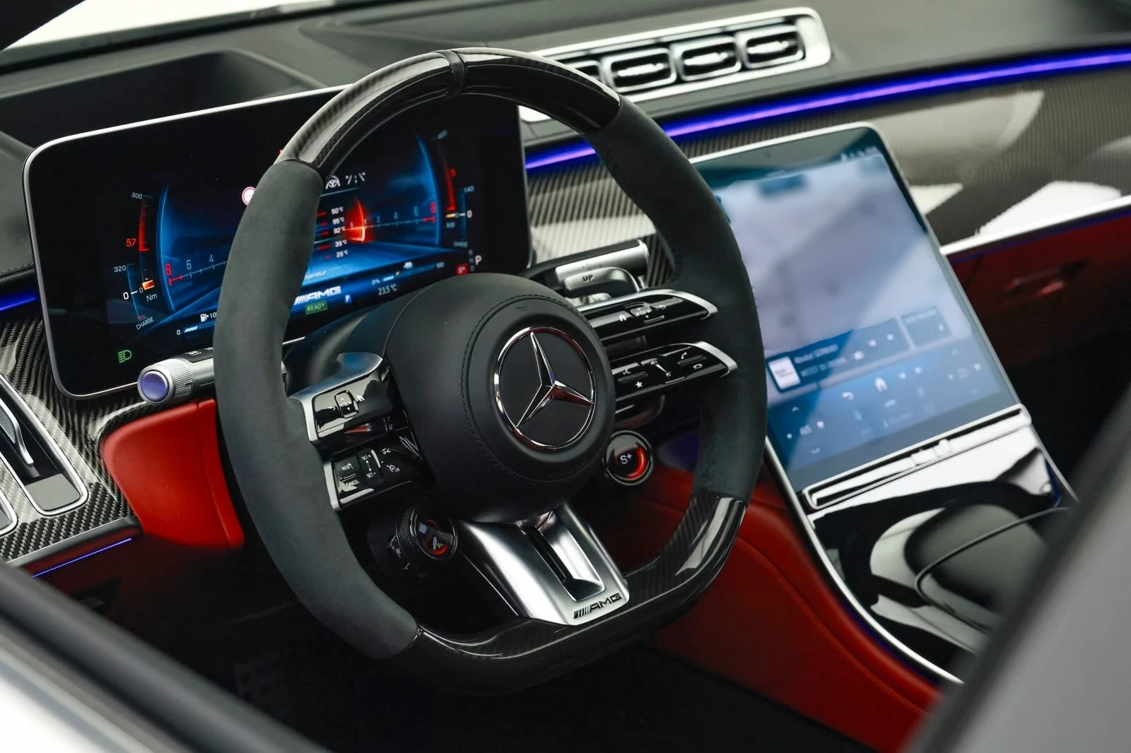 Mercedes-Benz S 63 AMG E-PERFORMANCE/ CARBON/ CERAMIC/ HUD/BURM/ TV/ PANO | Mobile.bg � ����������� 10