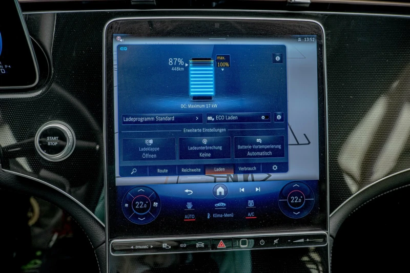 Mercedes-Benz EQE 300/SUV/100kWh/Night Packet/Подгрев/Камера/PRE-SAF, снимка 12 - Автомобили и джипове - 52090730