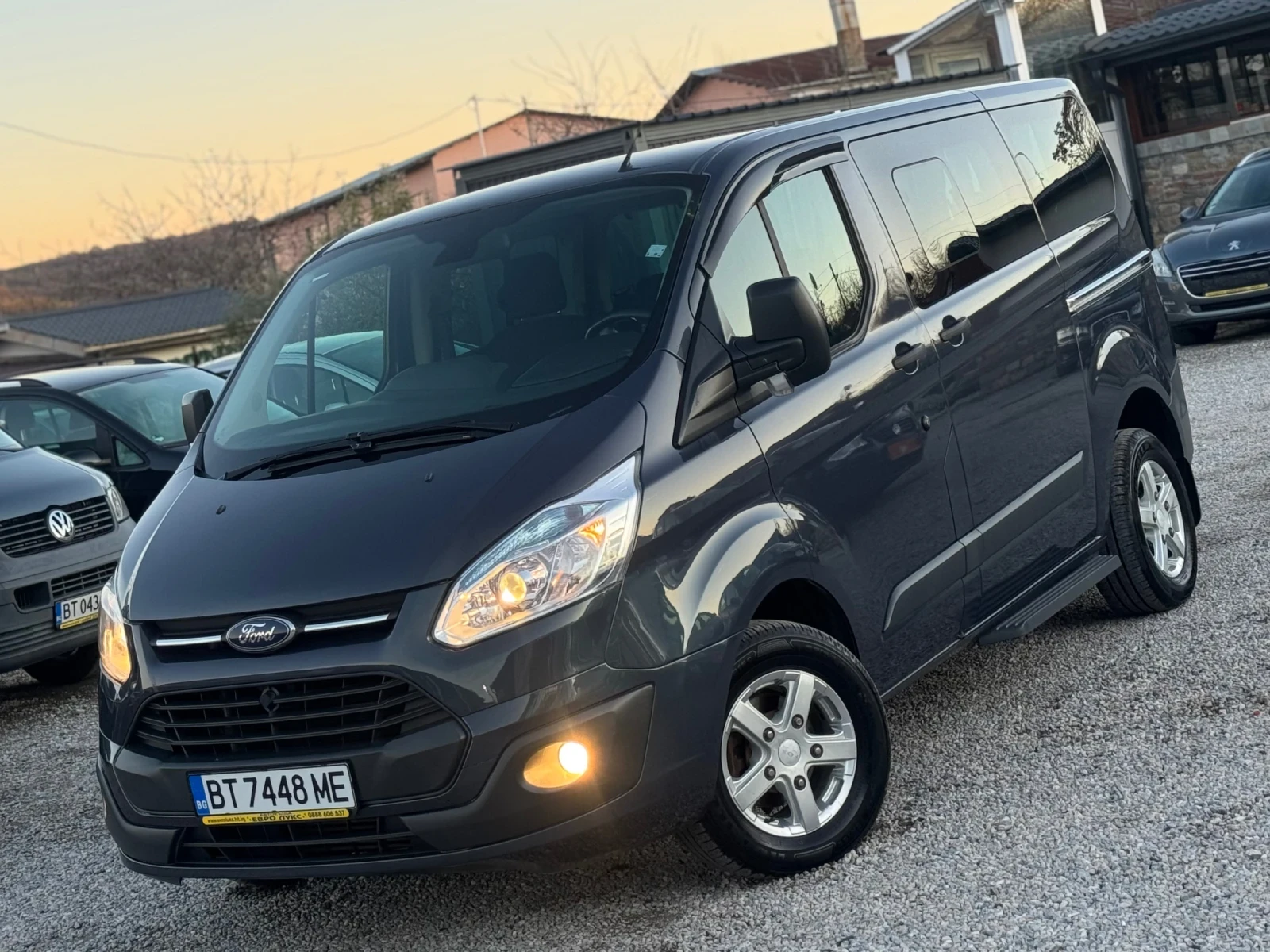 Ford Transit Custom 2.2CDTI 125кс 6с КЛИМАТИК ПОДРЕВ 4-врати  - изображение 3