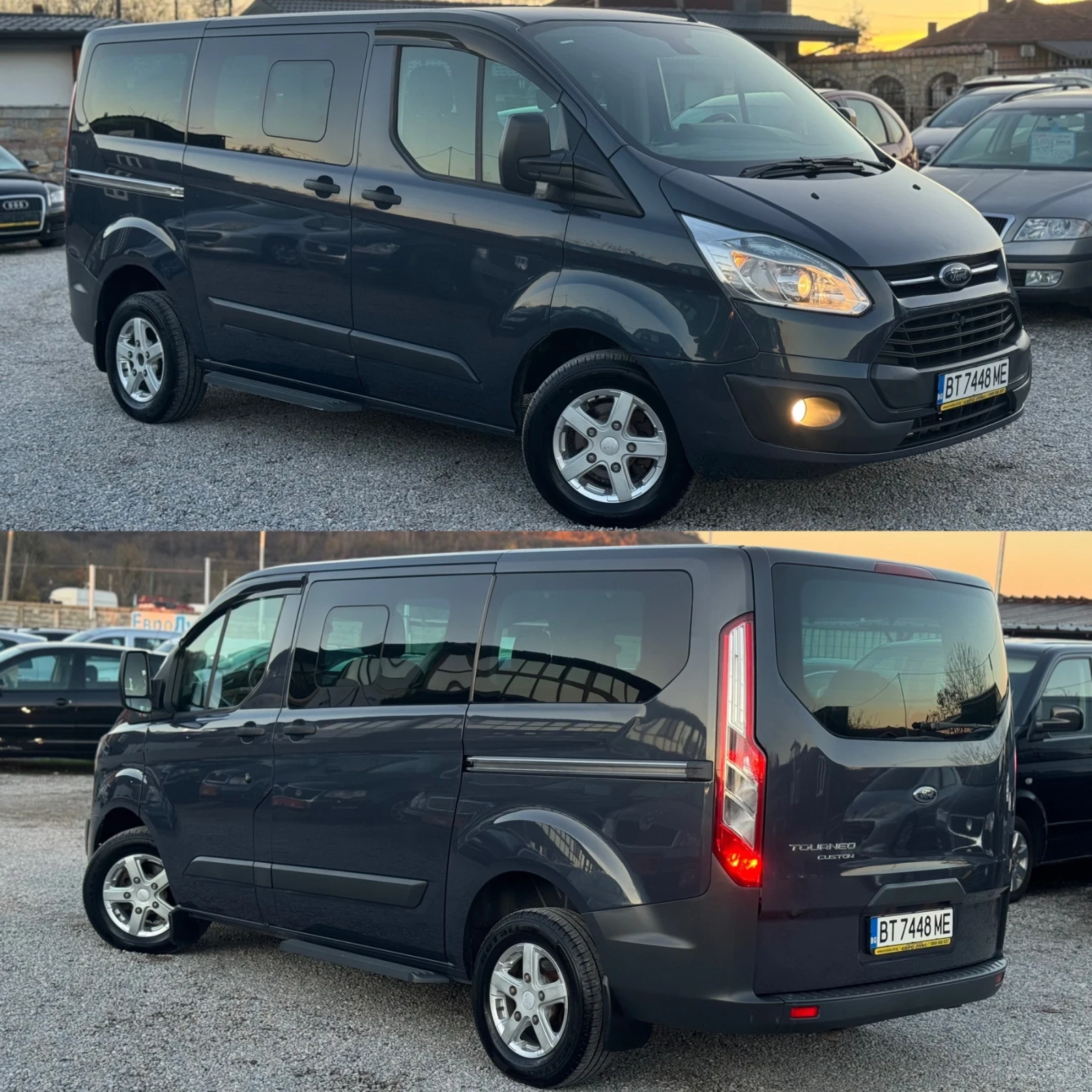 Ford Transit Custom 2.2CDTI 125кс 6с КЛИМАТИК ПОДРЕВ 4-врати  - изображение 7