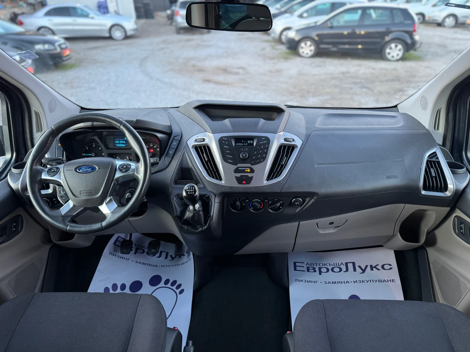 Ford Transit Custom 2.2CDTI 125кс 6с КЛИМАТИК ПОДРЕВ 4-врати  - изображение 8