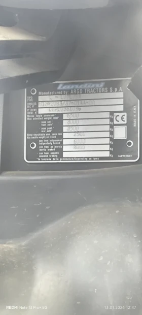 Трактор Landini, снимка 3
