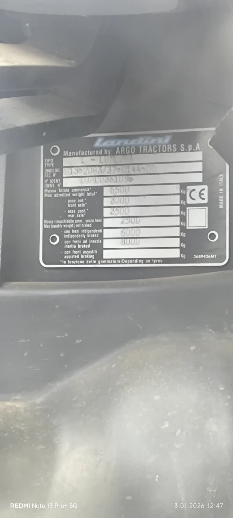 Трактор Landini, снимка 3 - Селскостопанска техника - 53264349