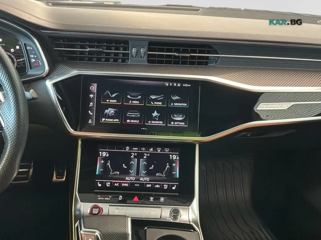 Audi Rs7 4.0T* QUATTRO* ПОДГРЕВ* ОБДУХВАНЕ* ПАНО* 360* FULL, снимка 14 - Автомобили и джипове - 56003077