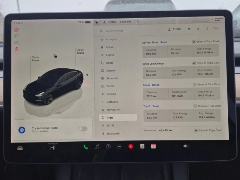 Tesla Model 3 * LONG RANGE ALL WHEEL DRIVE * CARFAX * ЦЕНА ДО БГ, снимка 8 - Автомобили и джипове - 53020025