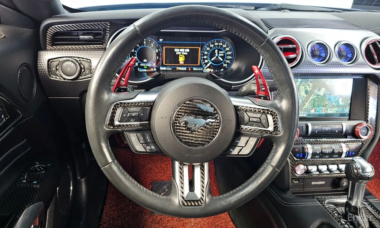 Ford Mustang 2.3 Eco Boost FACE* КОЖА* NAVI* ПОДГРЕВ* ОБДУХВАНЕ, снимка 9 - Автомобили и джипове - 55046271
