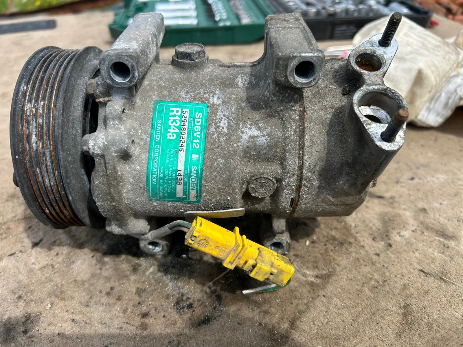 SD6V12 SANDEN Компресор климатик PEUGEOT CITROEN R134A