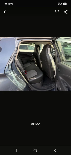 Renault Zoe INTENCE R135 52 KW CCS ПОДГРЕВ , снимка 8