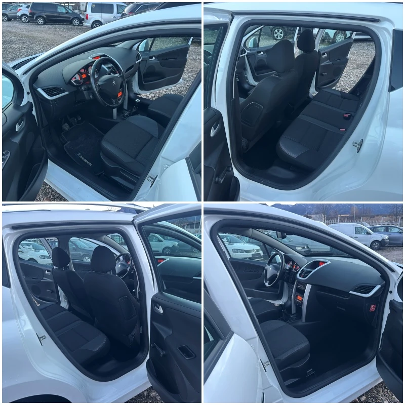 Peugeot 207 1.6HDI 92kc PANORAMA , снимка 13 - Автомобили и джипове - 53622883