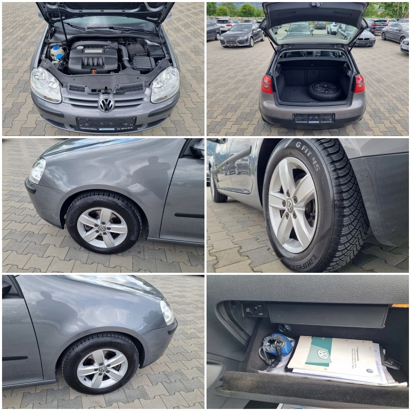 VW Golf 1.6i-102кс ГАЗ 2008г. ОБСЛУЖЕН НАПЪЛНО!, снимка 17 - Автомобили и джипове - 54707531
