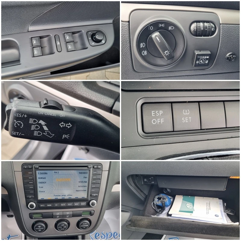 VW Golf 1.6i-102кс ГАЗ 2008г. ОБСЛУЖЕН НАПЪЛНО!, снимка 15 - Автомобили и джипове - 54707531