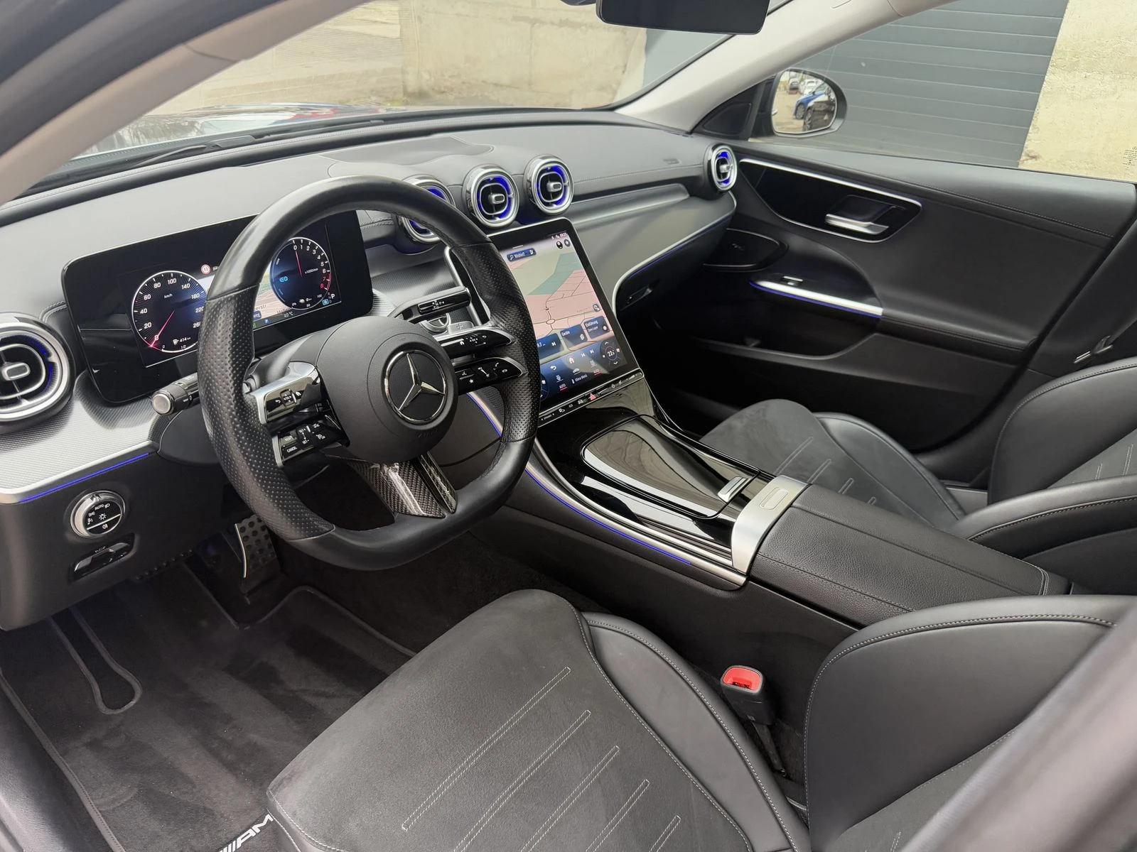 Mercedes-Benz C 300 AMG/313HP/NAVI/NIGHT/HOFELE-DESIGN/AMBI/427v | Mobile.bg   12